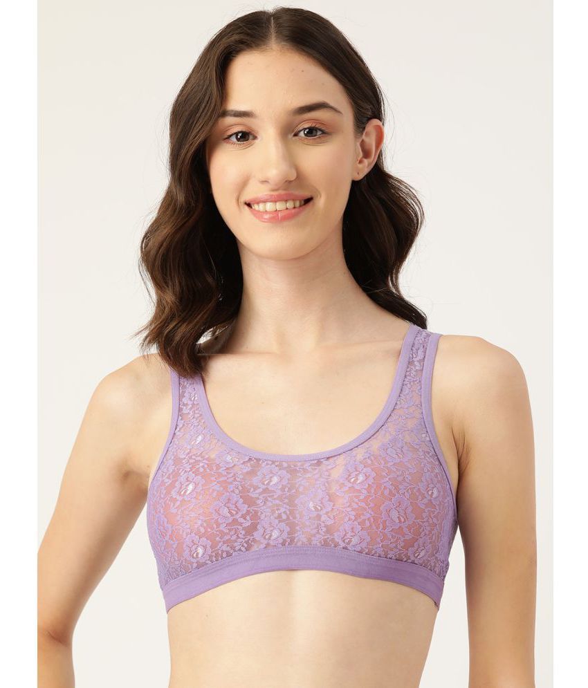     			Leading Lady Nylon Non Padded Women's T-Shirt Bra ( Mauve )