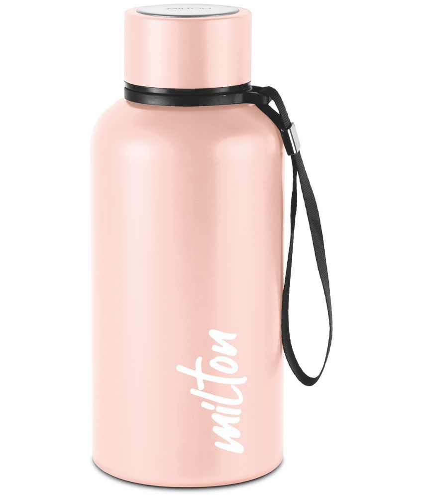     			Milton Aura 500 Thermosteel Bottle, 520 ml, Beige | 24 Hours Hot and Cold | Easy to Carry | Rust Proof | Leak Proof | Tea | Coffee | Office| Gym | Home | Kitchen | Hiking | Trekking | Travel Bottle