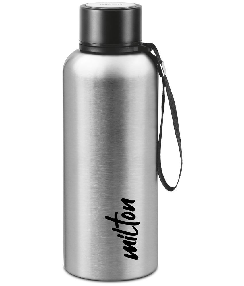     			Milton Aura 750 Thermosteel Bottle, 750 ml, Silver | 24 Hours Hot and Cold | Easy to Carry | Rust Proof | Leak Proof | Tea | Coffee | Office| Gym | Home | Kitchen | Hiking | Trekking | Travel Bottle
