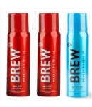 Brew - BREW 2MAST & 1 ACTION  NO GAS DEODORANT Deodorant Spray for Women,Men 360 ml ( Pack of 3 )