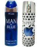 St Louis - 1 BAPPLE,1 MAN IN BLUE DEODORANT. Deodorant Spray for Men,Women 400 ml ( Pack of 2 )