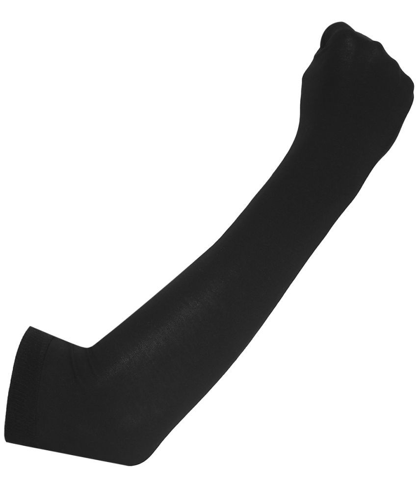     			FITMonkey - HighPerformance UV Sun Protection Arm Sleeves Black - Single Set