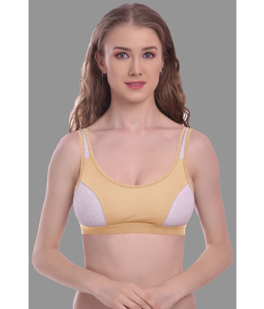     			Madam Cotton Non Padded Women's Everyday Bra ( Beige )