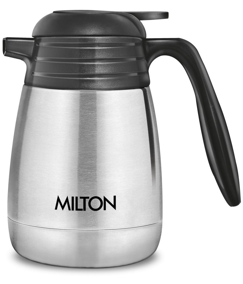     			Milton Thermosteel Classic 24 Hours Hot or Cold Tea/Coffee Carafe, 1000 ml, Silver, Stainless Steel