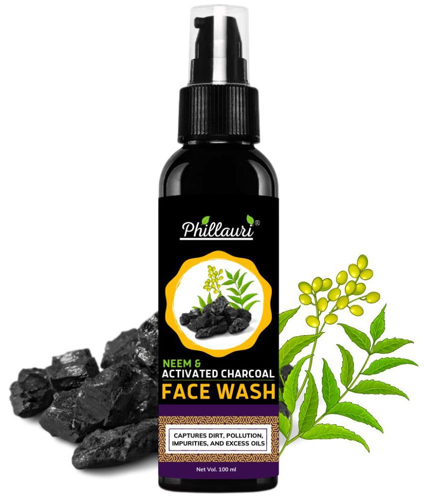     			Phillauri Face Wash Acne Control - With Neem & Charcoal Face Wash - 100ml ]