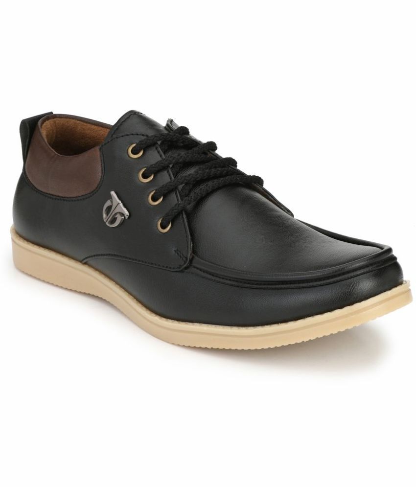     			Sir Corbett - Black Men's Boat Shoes