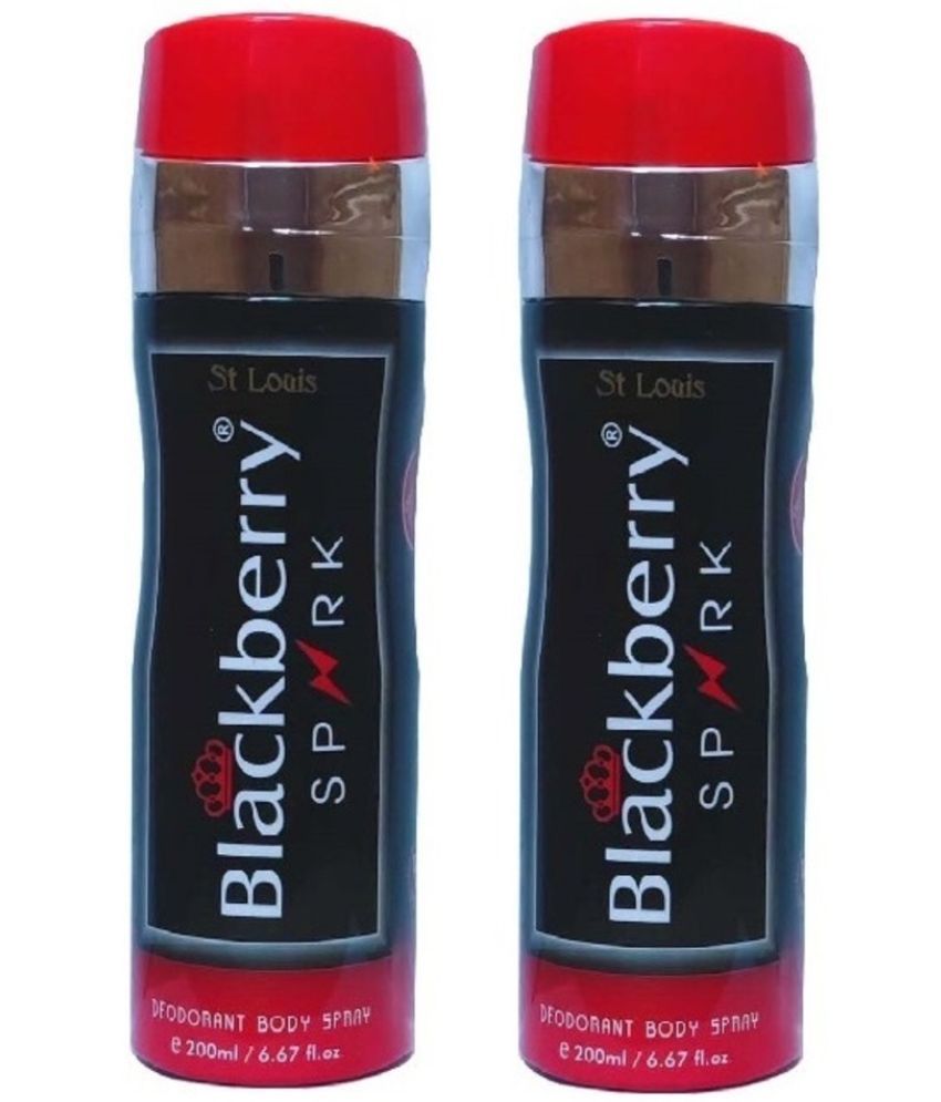     			St Louis - 2 BLACKBERRY SPARK Deodorant Spray for Men,Women 400 ml ( Pack of 2 )