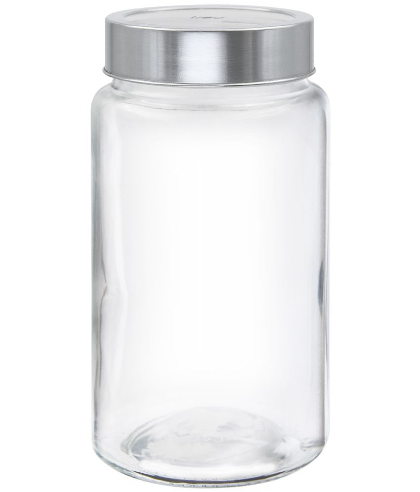     			Treo By Milton Radius Glass Jar, 1000 ml, Transparent | Storage Jar | Multipurpose Jar | Modular Kitchen
