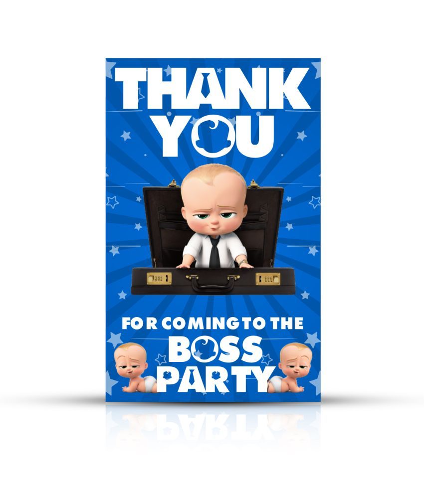     			Zyozi Boss Baby Thank You for Coming Gift Tags for Birthday, Boss Baby Thank You Label Tags for Birthday, Bridal Shower, Wedding, Baby Shower, Graduation, Thanksgiving Favor (Pack of 40)