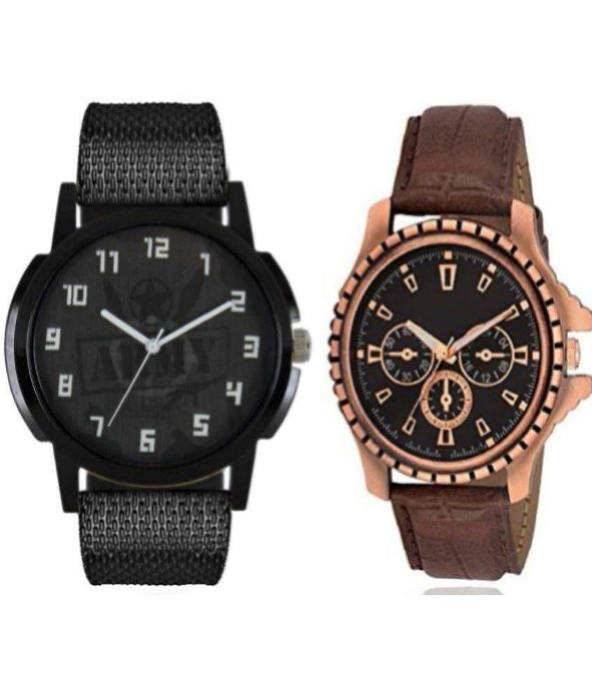     			newmen - Analog Watch Watches Combo For Men and Boys ( Pack of 2 )