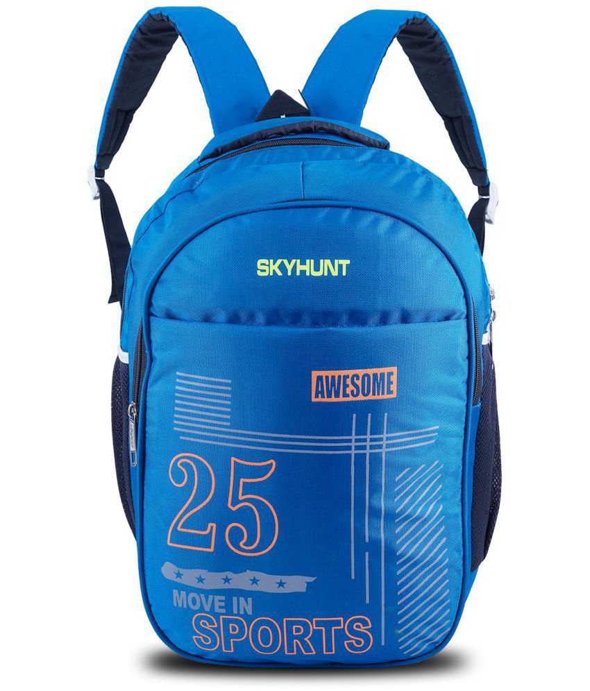     			skyhunt - Light Blue Polyester Backpack ( 37 Ltrs )