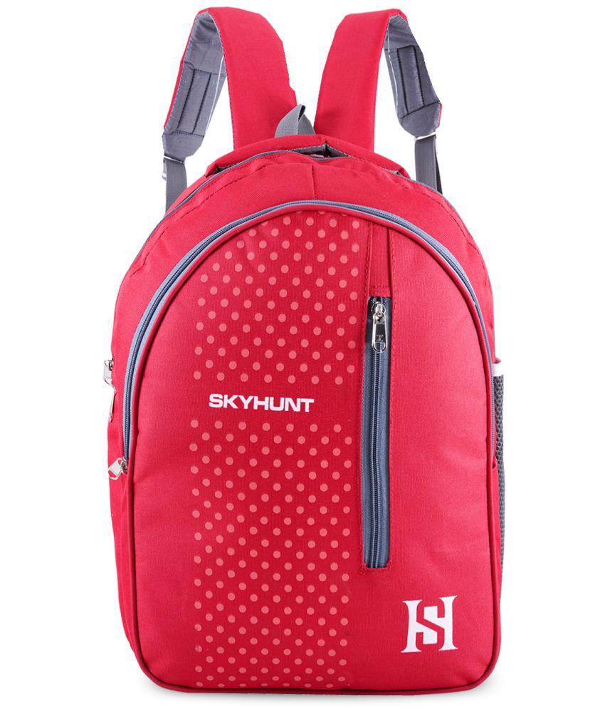     			skyhunt - Red Polyester Backpack ( 37 Ltrs )