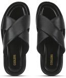 Liberty - Black Men's Leather Slipper