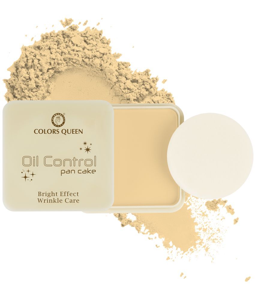     			Colors Queen Weightless Matte Finish Compact Powder With SPF Latte (Shade - 02)