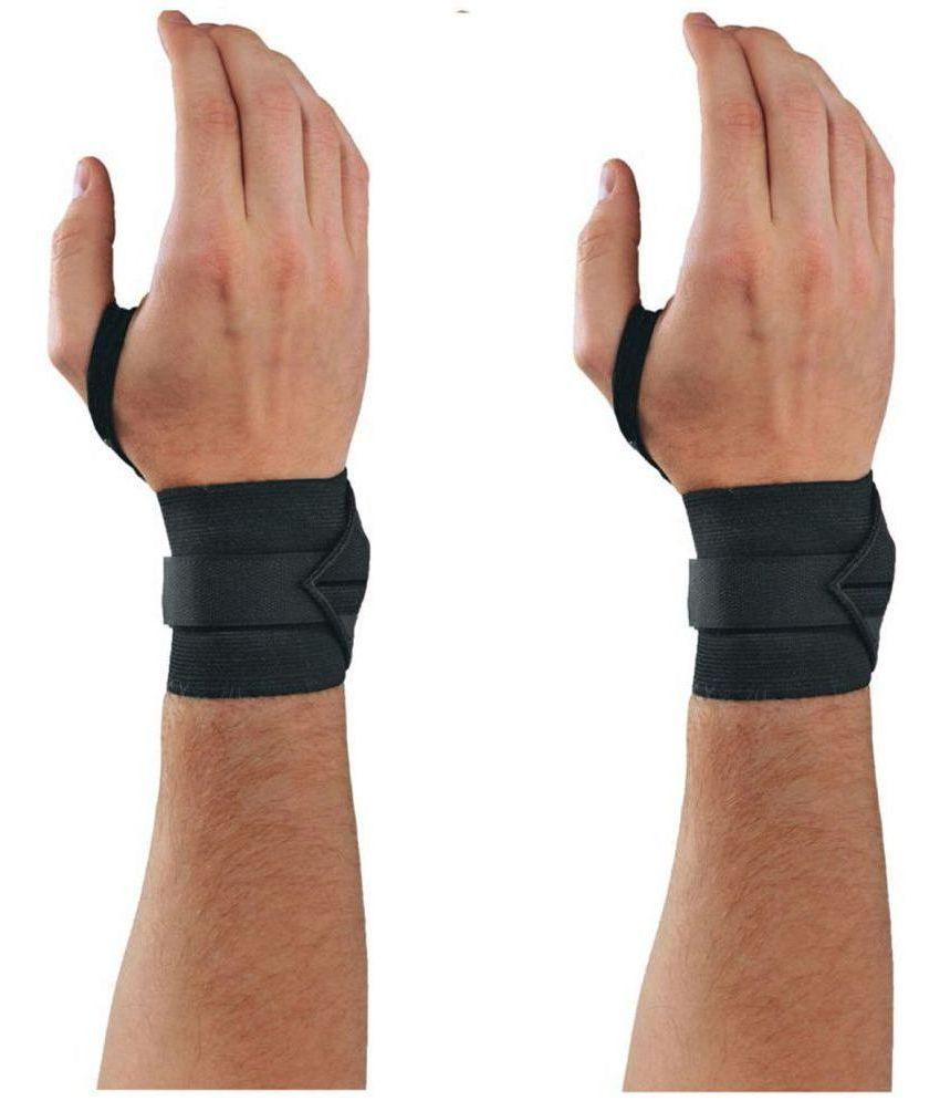     			EmmEmm - Black Wrist Support ( Pack of 2 )