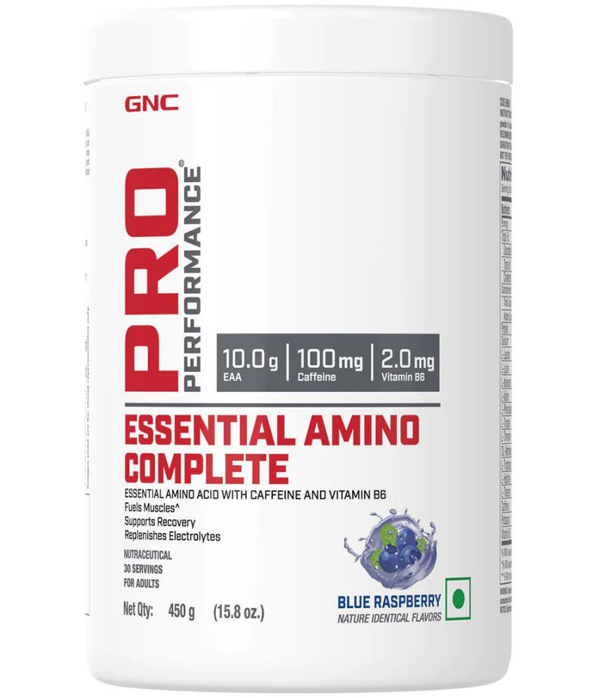     			GNC Essential Amino Complete | Blue Raspberry Powder- 450gm