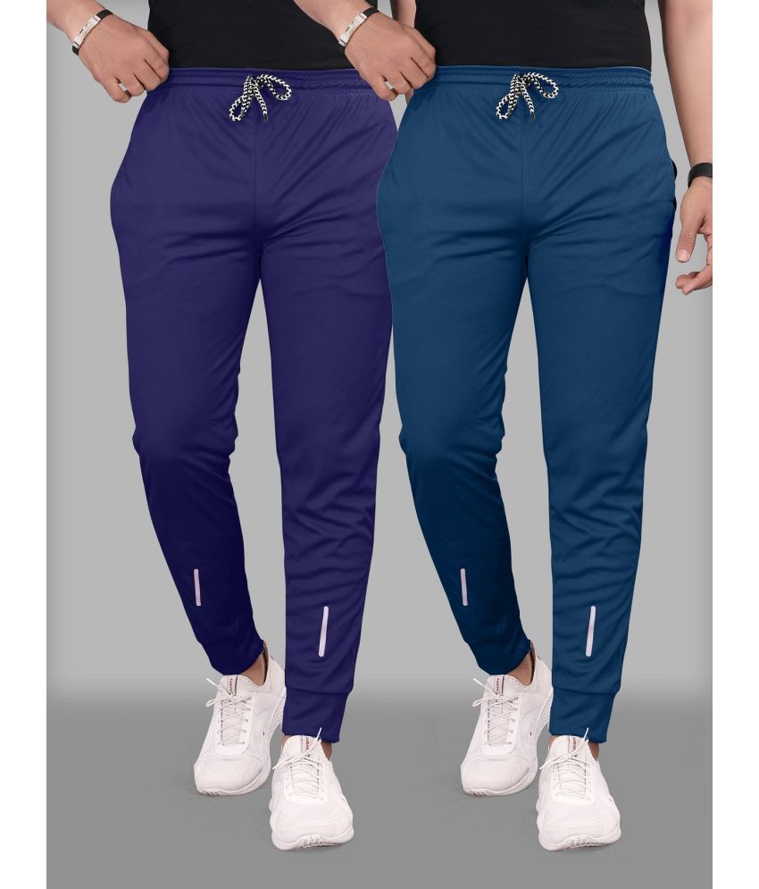     			Gazal Fashions - Multicolor Polyester Men's Trackpants ( Pack of 2 )