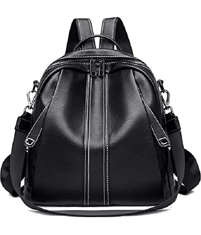     			Louis Craft 15 Ltrs Black Leather College Bag