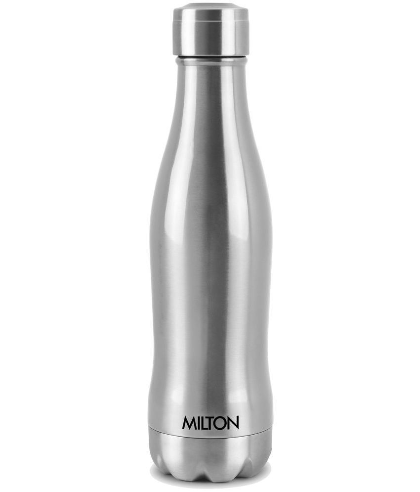     			Milton Duke Thermosteel Hot & Cold Water Bottle, 600 Ml, Silver