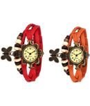 Cosmic - Off White Dial Analog Girls Watch ( Pack Of 2 )