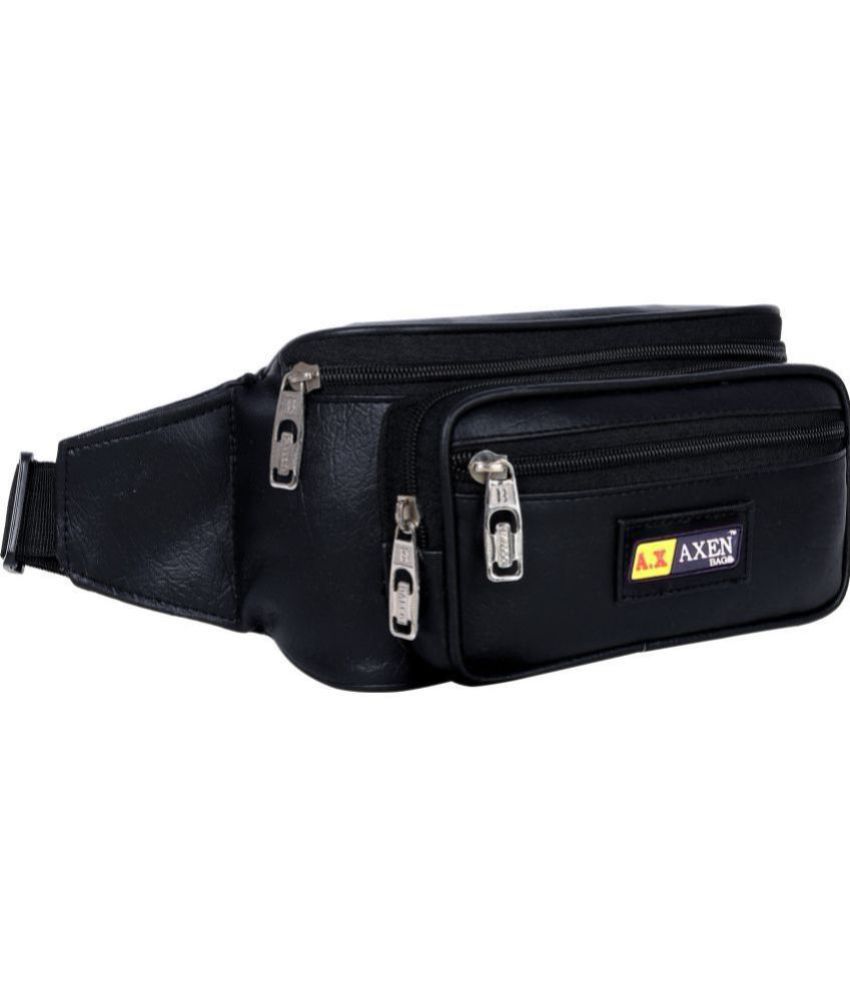     			AXEN BAGS - Black Travel Kit Bag ( 1 Pc )