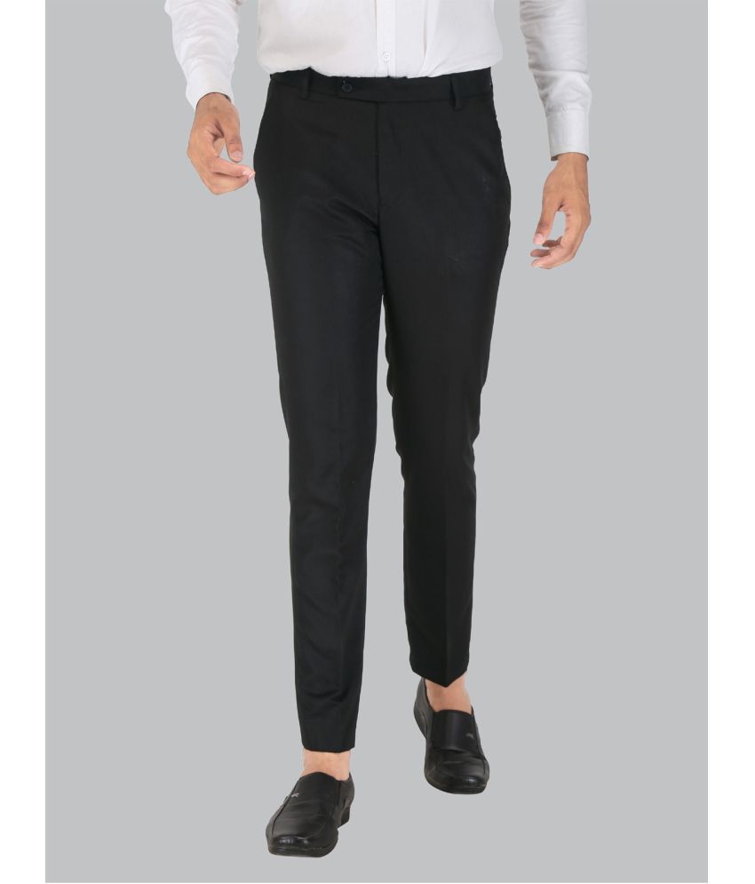     			CLARE&CLARA Black Regular Formal Trouser ( Pack of 1 )