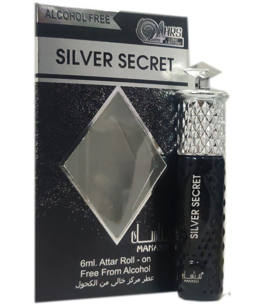     			MANASIK SILVER SECRET  Concentrated   Attar Roll On 6ml .