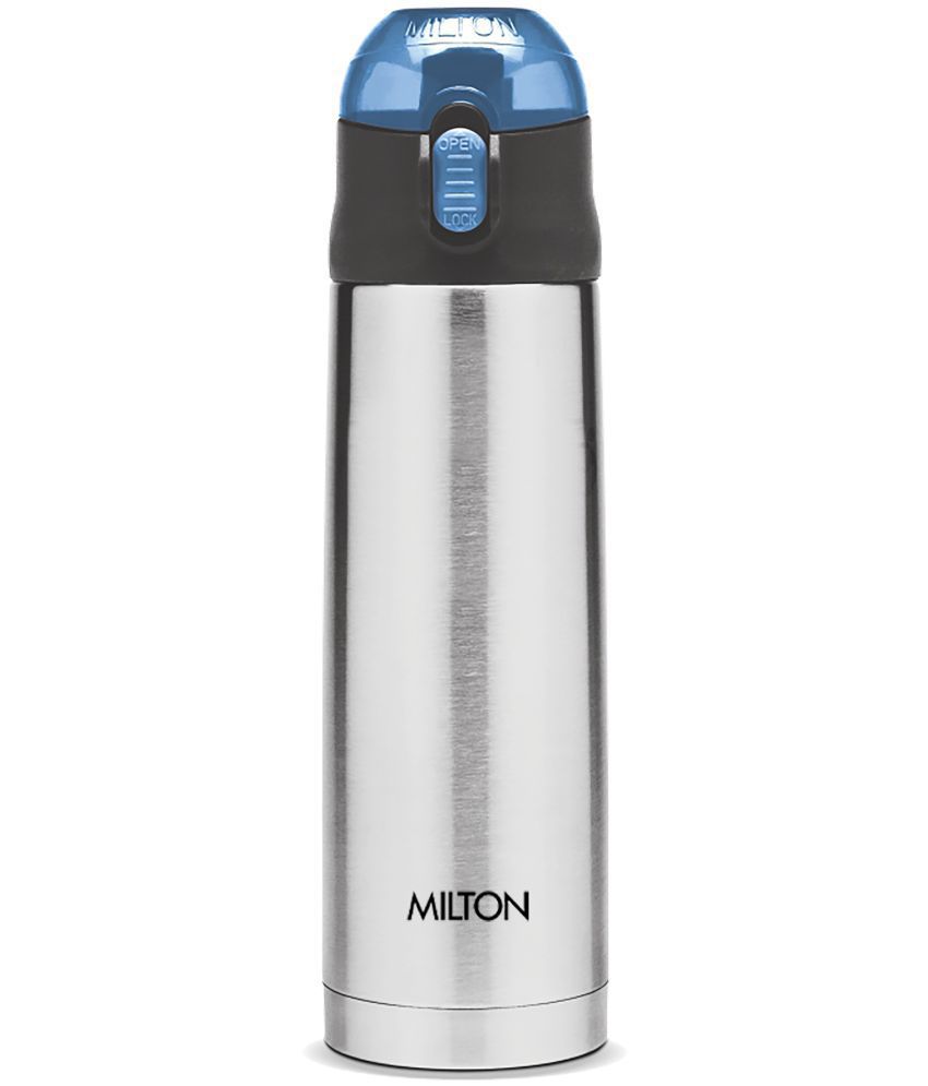     			Milton Crown 900 Silver Stainless Steel Water Bottle 750 mL ( Set of 1 )
