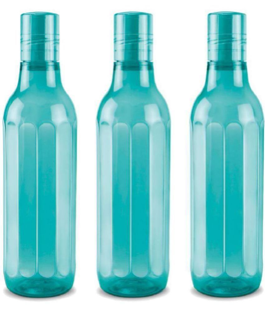     			Milton Prism Pet Water Bottle Gift Set of 3, 1 Litre Each, Green | BPA Free | 100% Leak Proof | Office | Gym | Home | Kitchen | Travel | Hiking | Treking | Festive Gift Set