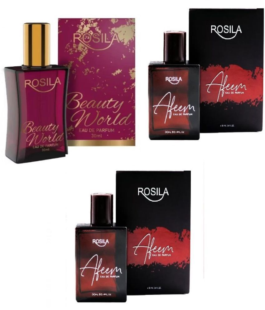     			ROSILA - 1 BEAUTY WORLD 2 AF EEM PERFUME Eau De Parfum (EDP) For Men,Women 90 ( Pack of 3 )