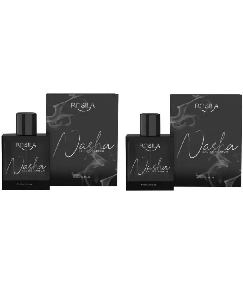     			ROSILA - 2 NASHA PERFUME 100ML EACH, PACK OF 2. Eau De Parfum (EDP) For Men,Women 200 ( Pack of 2 )