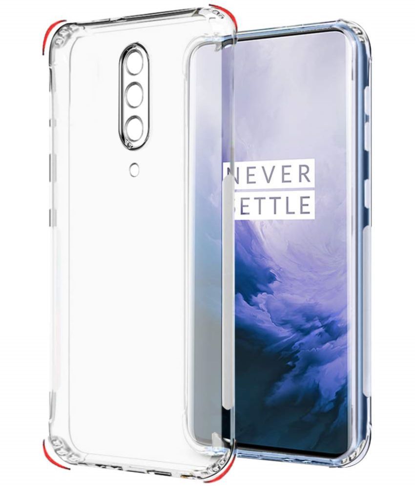     			ZAMN - Transparent Silicon Silicon Soft cases Compatible For OnePlus 7 Pro ( Pack of 1 )