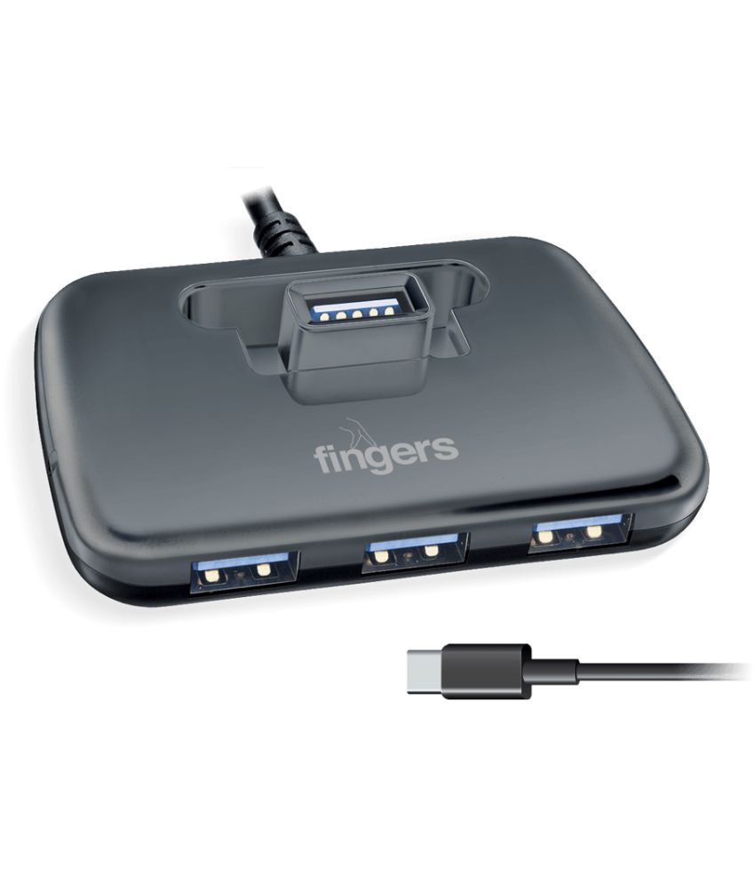 FINGERS 4 port USB Hub