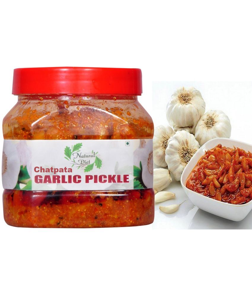     			Natural Diet Chatpata Garlic Pickle( Real Taste of Punjabi Pickle) ||Ghar Ka Achar ||Mouth-Watering Pickle 500 g