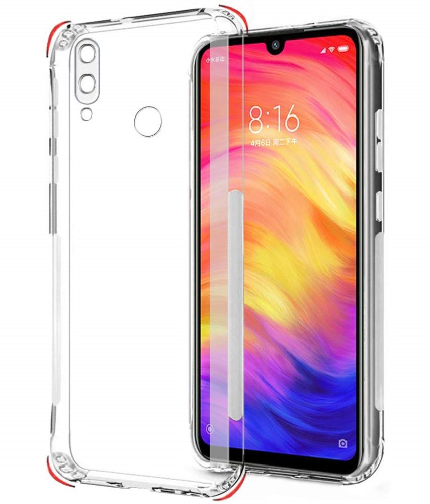     			Case Vault Covers - Transparent Silicon Silicon Soft cases Compatible For Xiaomi Redmi Note 7 ( Pack of 1 )