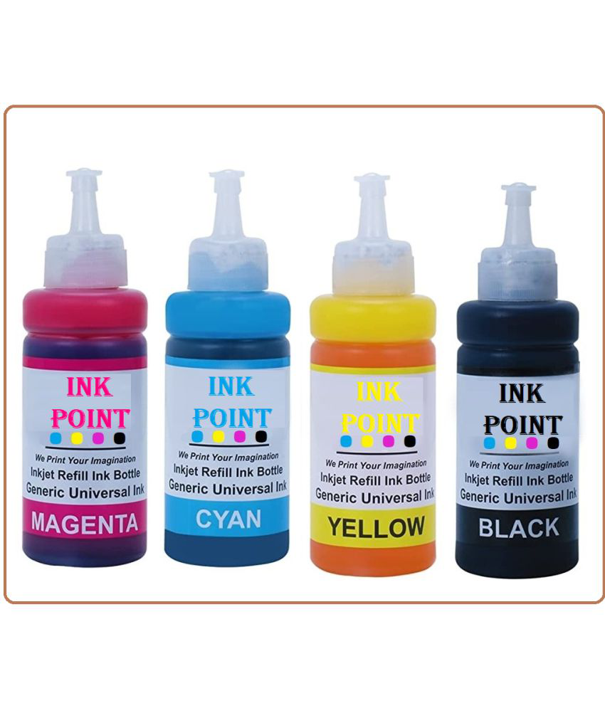     			INK POINT Multicolor Four bottles Refill Kit for E_pson T664 L100 , L110 , L130 , L200 , L210 , L220 , L300 , L385
