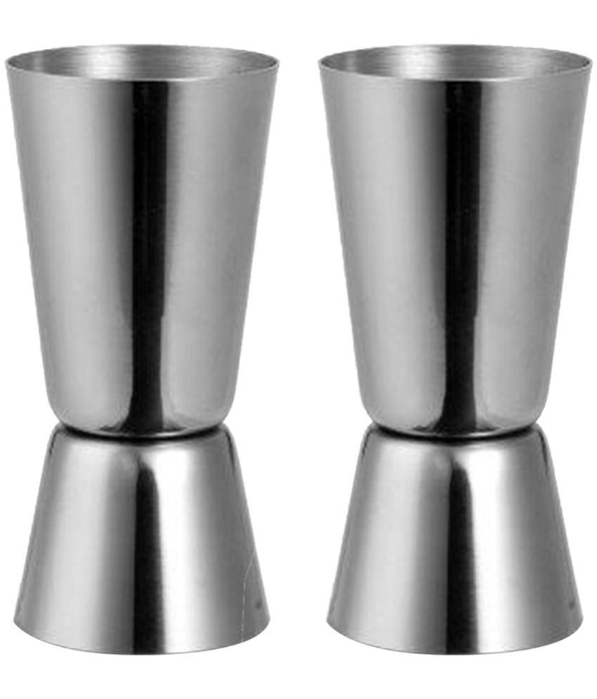     			JISUN - Silver Stainless Steel Peg Measurer ( Pack of 2 )