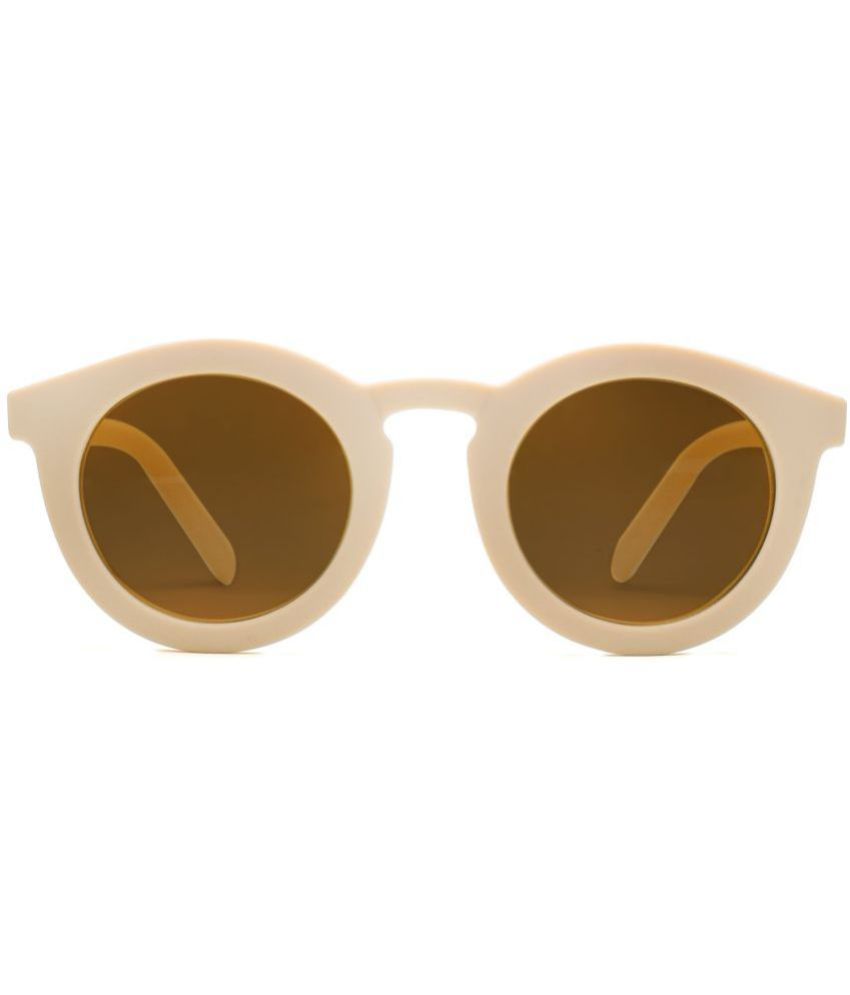     			Peter Jones - Cream Round Sunglasses ( Pack of 1 )