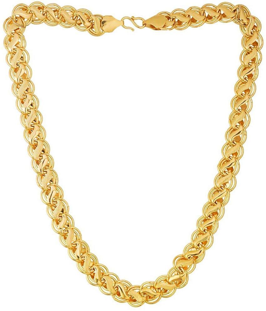     			SHANKH-KRIVA - Gold Plated Chain ( Pack of 1 )