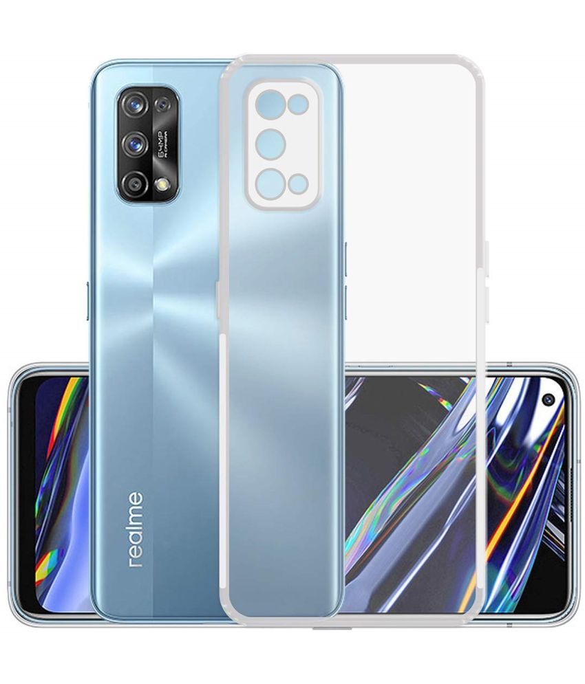     			ZAMN - Transparent Silicon Silicon Soft cases Compatible For Realme 7 Pro ( Pack of 1 )