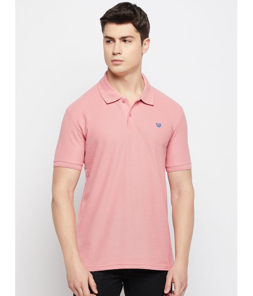     			Duke - Pink Cotton Blend Slim Fit Men's Polo T Shirt ( Pack of 1 )