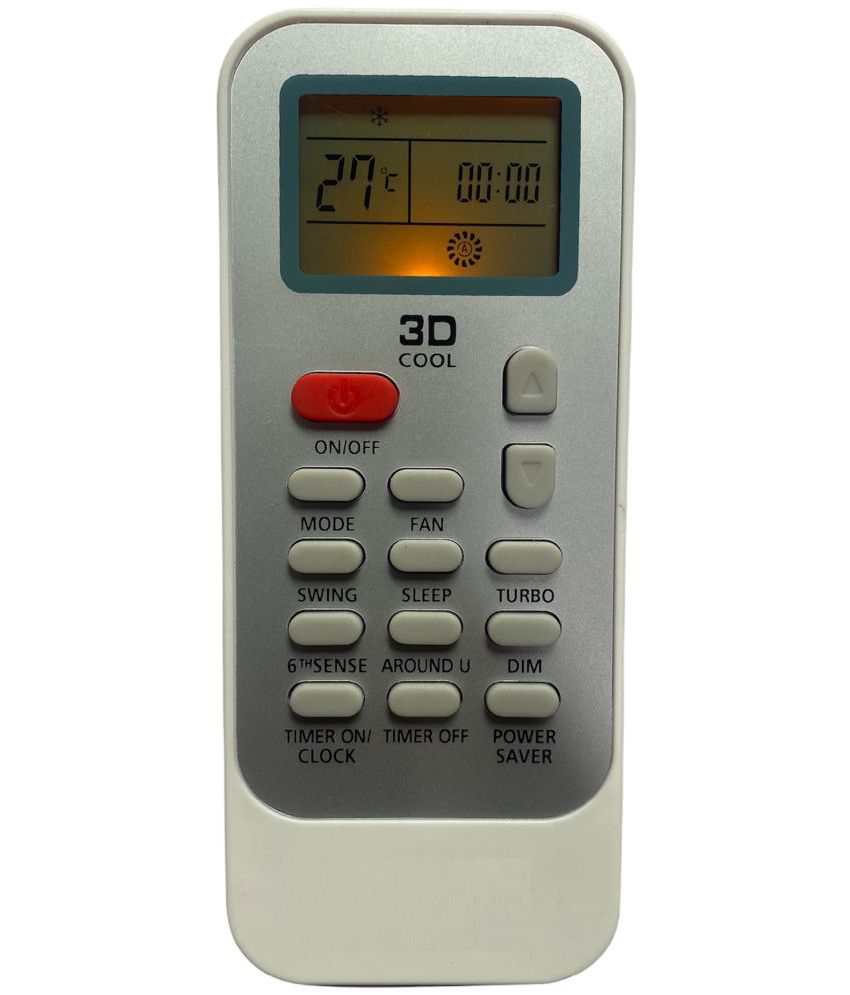     			Upix 129 (Backlight) AC Remote Compatible with Whirlpool AC