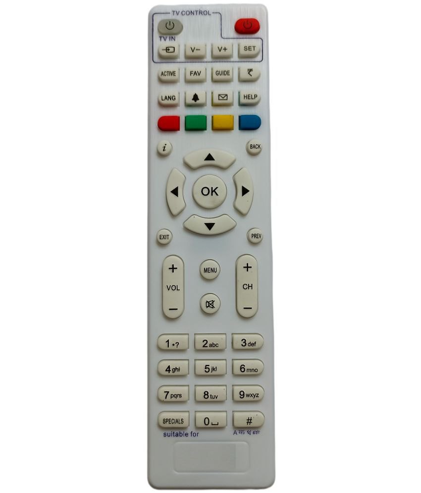     			Upix 940 DTH Remote Compatible with Videocon D2H Set Top Box