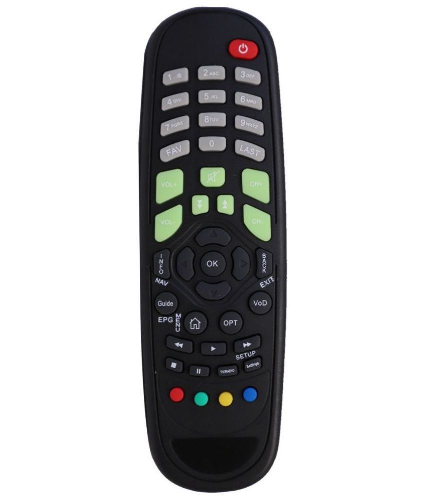     			Upix STB03 DTH Remote Compatible with Den Set Top Box
