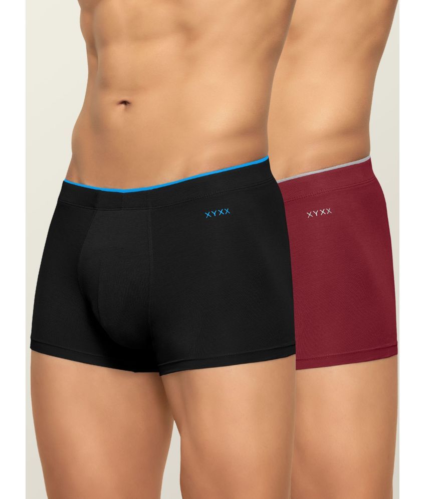     			XYXX Pack of 2 Modal Men's Trunks ( Multicolor )