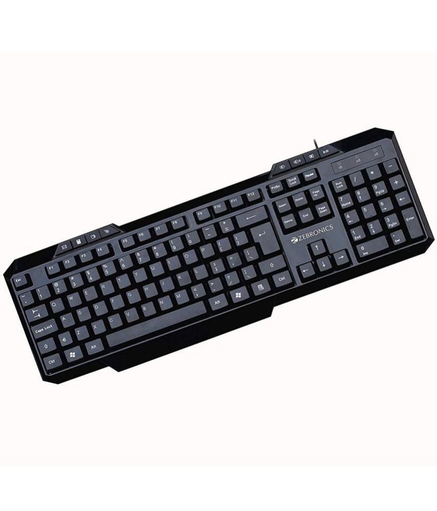 Zebronics Black USB Wired Desktop Keyboard Buy Zebronics Black