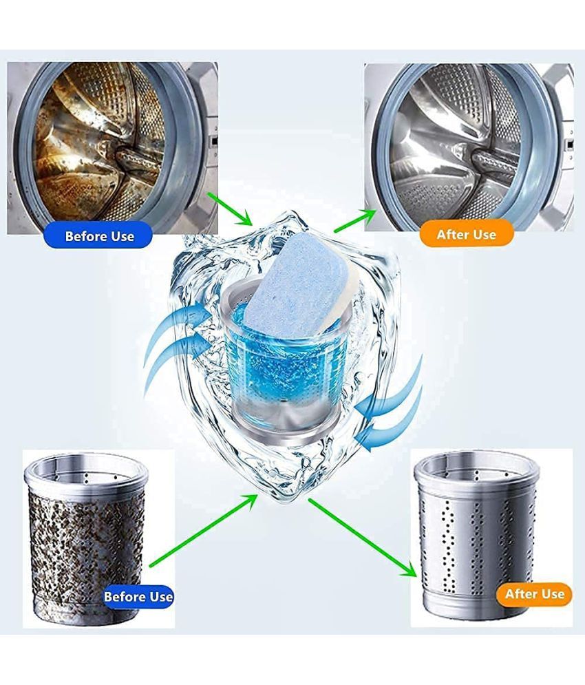 Gatih Washing Machine Cleaner Tablets Dishwasher Tablets Descaling