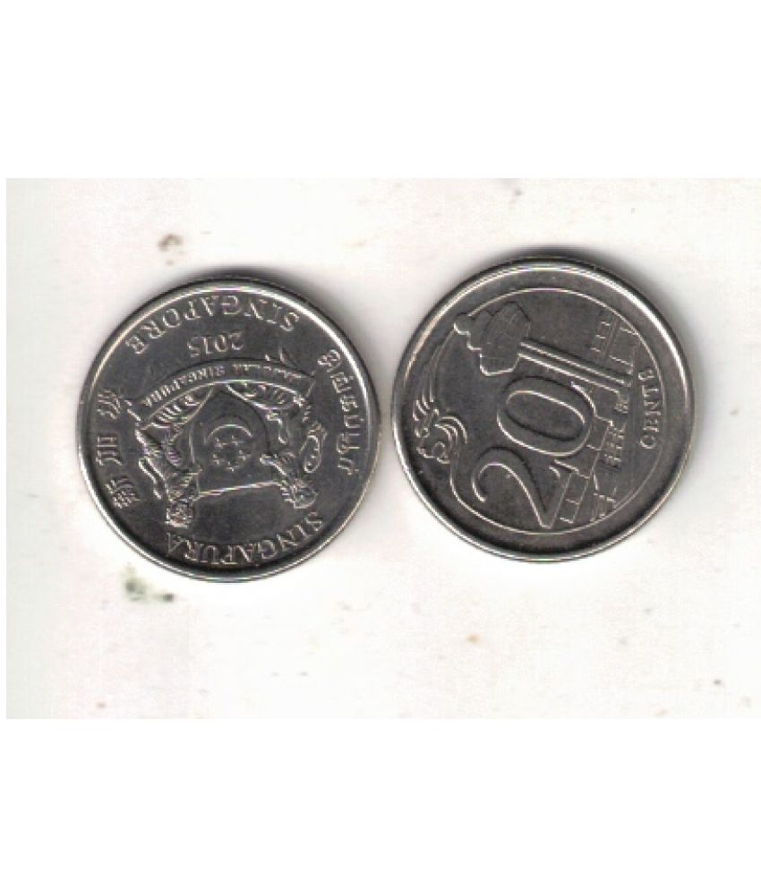     			Hobby - 20 CENTS SINGAPOUR COIN 1 Numismatic Coins