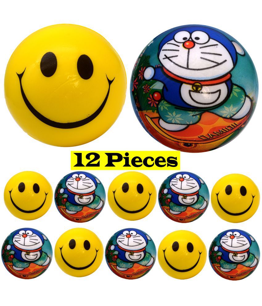     			JMALL 12 Pieces Stress Relief squeeze balls Squeeze Balls Pack of 12