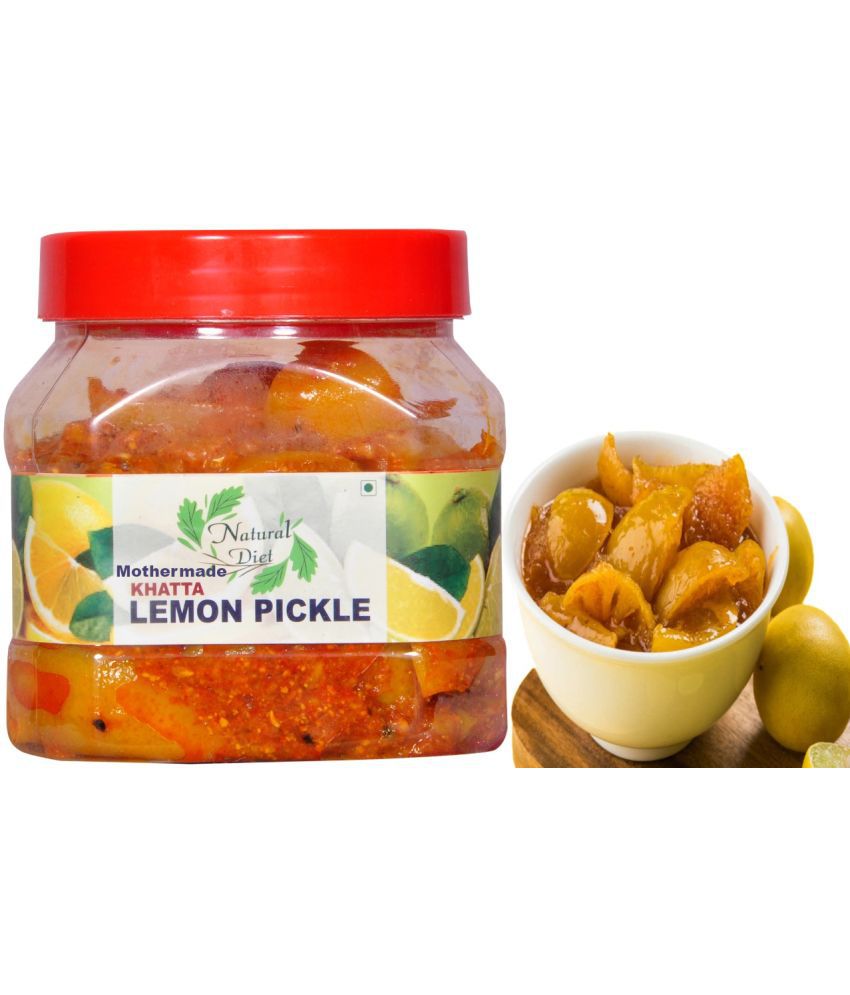     			Natural Diet Mothermade Masalo Se Bana Punjabi Khatta Lemon Pickle | Tasty & Spicy Pickle 500 g